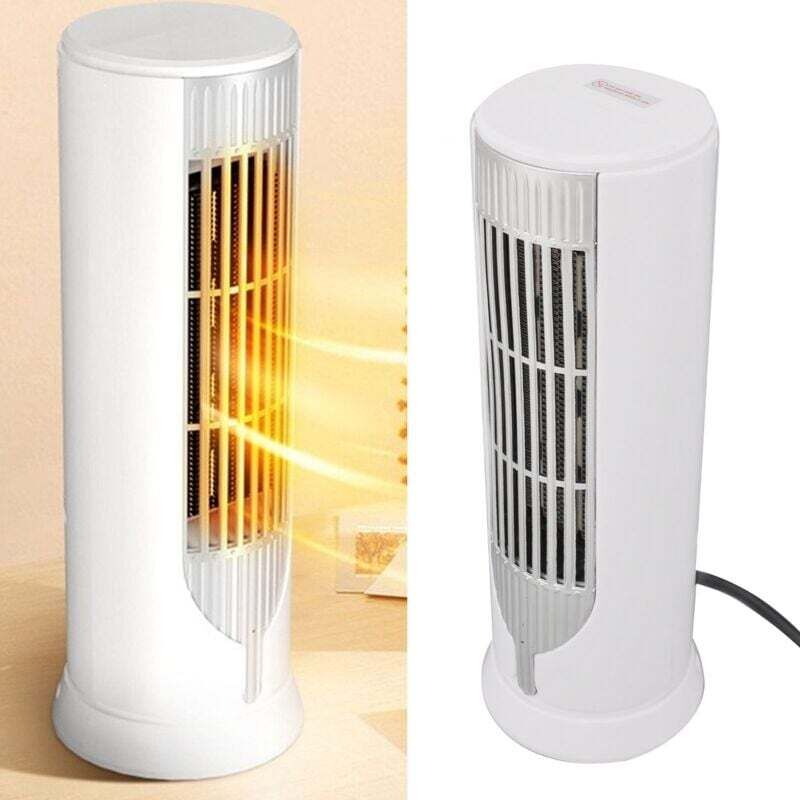 Tragbare elektrische Chauffage, Mini-PTC, geräuschloses Büro-Lüfter, für Büro, Schlafzimmer, Salon, 220 v