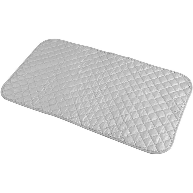 Tragbare, faltbare Bügelmatte, Bügelunterlage, Bügelmatte für die Tischplatte und unterwegs, nützliches Zubehör für hitzebeständige Tische