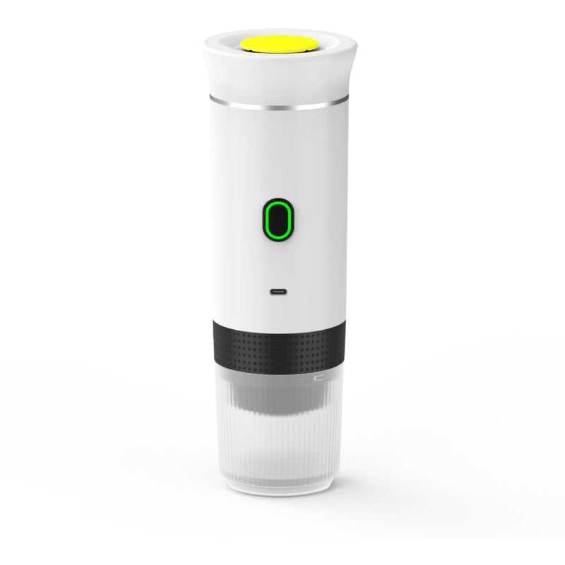 Tragbare, kabellose 3-in-1-Kaffeemaschine für Auto, Zuhause und Reisen. Geeignet für Kapseln und gemahlenen Kaffee. Mini-Kaffeemaschine mit 15 Bar