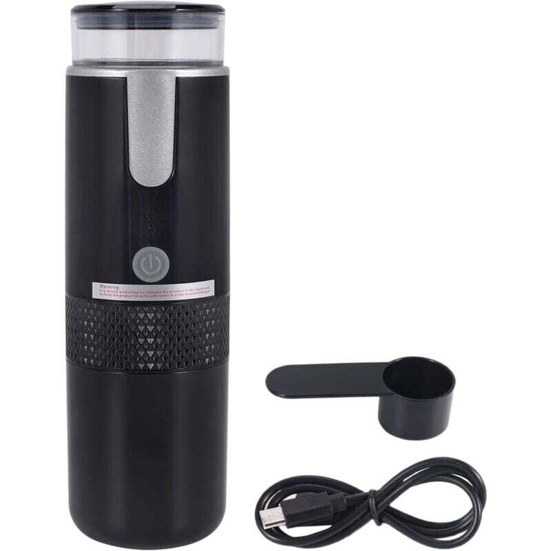 Tragbare Kaffeemaschine, kompatibel mit K-Cup-Kapseln. Gemahlener Kaffee. Manuell bedienbare, tragbare Kaffeemaschine für Camping und Wandern.