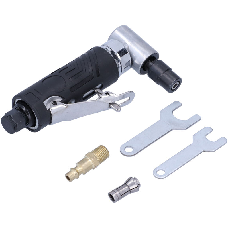 Tragbare, leistungsstarke pneumatische Poliermaschine mit Gehäuse aus Zinklegierung zum Polieren von Bastelarbeiten und zum Abschleifen rauer Kanten.