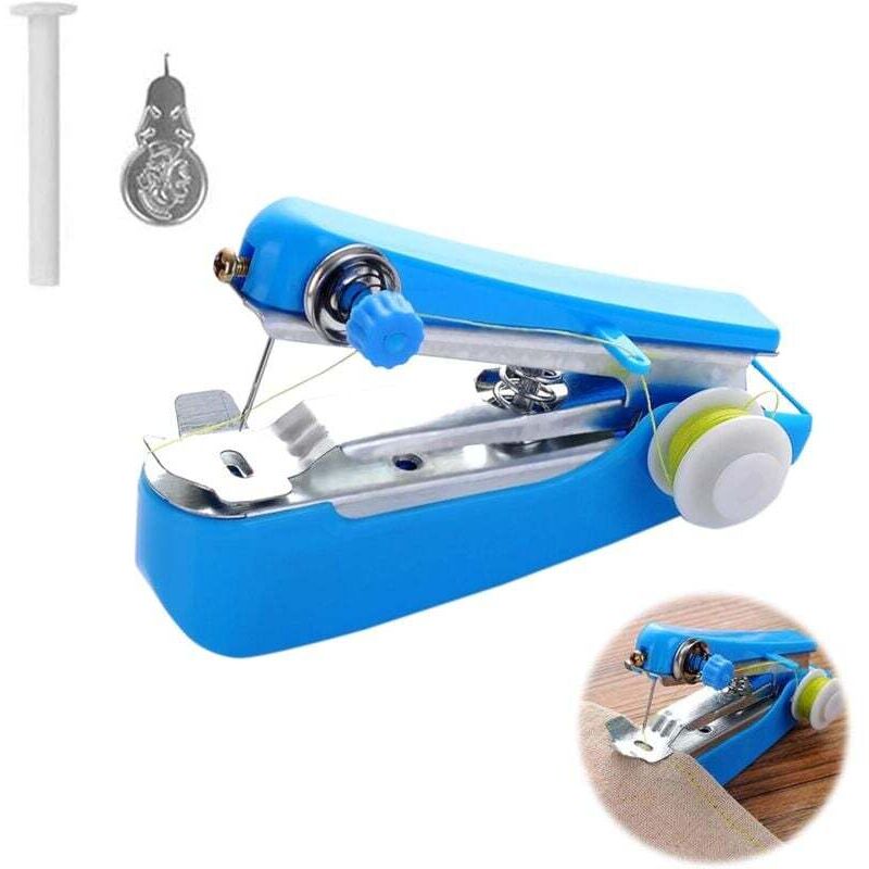 Tragbare Mini-Coudre-Maschine, Main Couture Portative, tragbare elektrische Mini-Coudre-Maschine, für Erwachsene, Point Rapide Adapté aux Tissus,