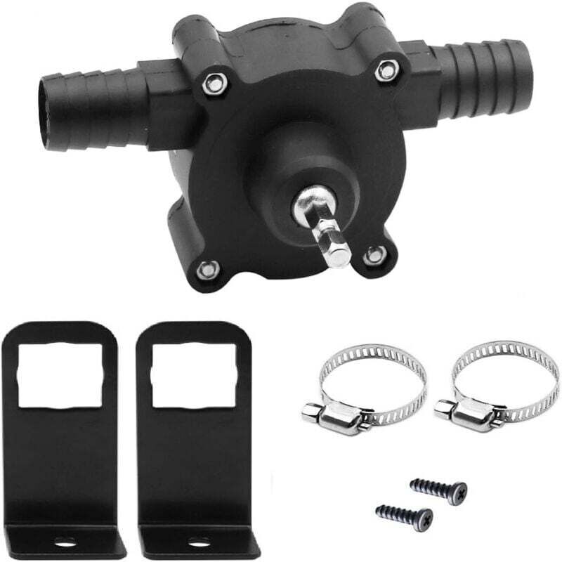 Tragbare Mini-Wasserpumpe, Z-Bohrpumpe, manuelle Diesel-Umfüllpumpe, elektrische Wasserpumpe zum Umfüllen von Flüssigkeiten (Diesel, Öl, Benzin),