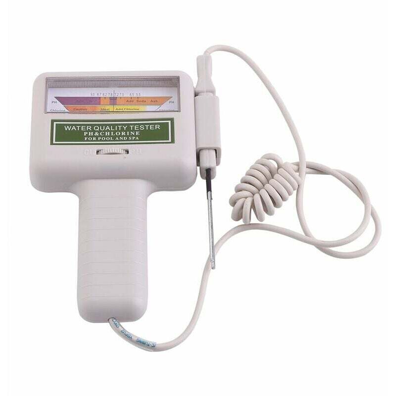Tragbares 2-in-1-Gerät zur Messung des Chlorgehalts, pH-Werts und des Chlorgehalts im Wasser, Messgerät für Schwimmbadwasser, Spa-Wasser und