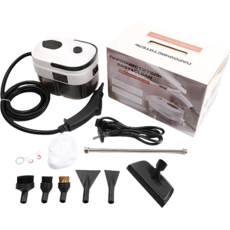 Tragbarer 2500-W-Dampfreiniger – Hochtemperatur-Dampfreiniger – mit Bürstenaufsätzen – für Küchenmöbel, Badezimmer und Auto