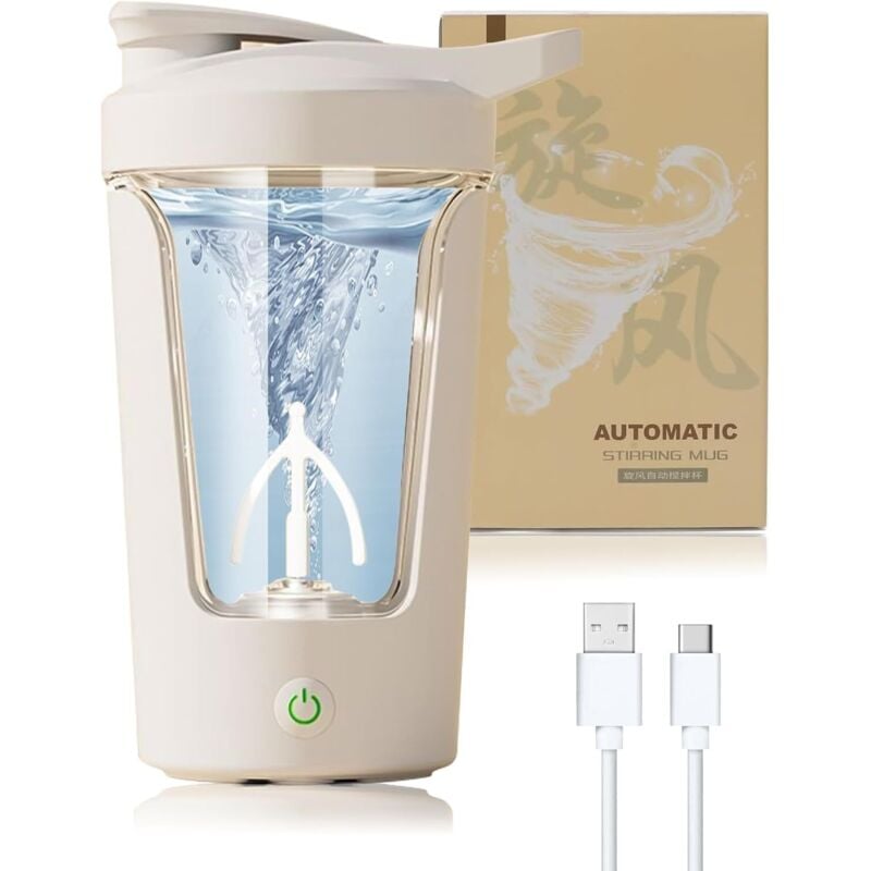 Tragbarer elektrischer 450-ml-Protein-Shaker, elektrischer Shaker, tragbarer Mixer, Standmixer, kleiner elektrischer Sport-Shaker,