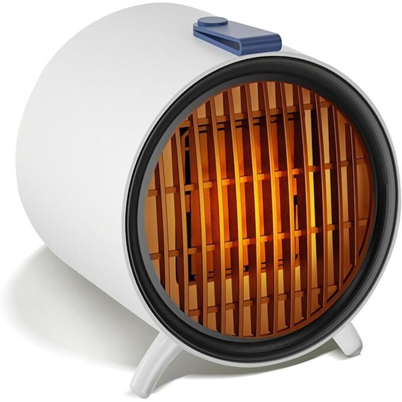 Tragbarer elektrischer Heizlüfter, Keramik-Heizlüfter, Überhitzungs- und Kippschutz, sparsamer Keramik-Heizlüfter für den Innenbereich in Büro,