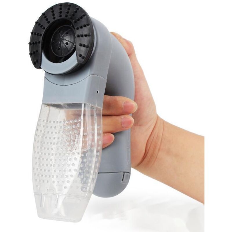 Tragbarer elektrischer Massage-Saugnapf für Haustiere, Handstaubsauger, Fusselrasierer, Massagegerät für klebrige Haare von Haustieren, Saugnapf für