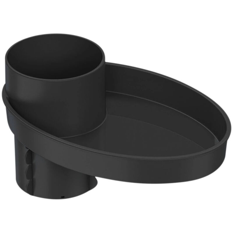 Tragbarer Getränkehalter für Autositz, Essbrett mit ausziehbarer Basis für Kindersitz, Aufbewahrungsständer für Snacks, kompatibel mit den meisten