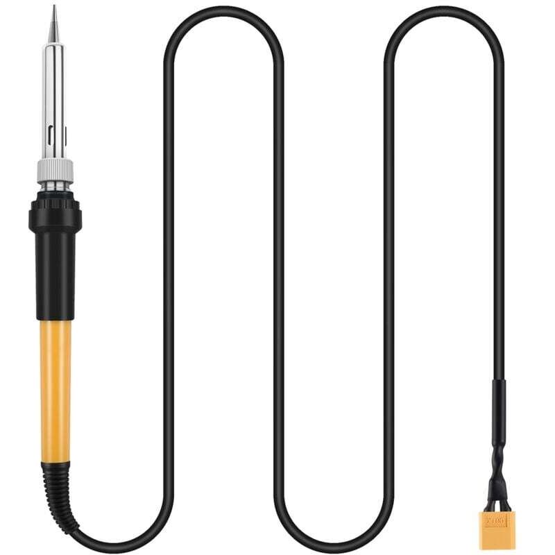 Tragbarer Lötkolben – XT60-Anschluss – Verwendung mit einem 3S 12V LiPo-Akku – Ideal für die Reparatur von RC-Drohnen, Ausrüstung und elektronischen