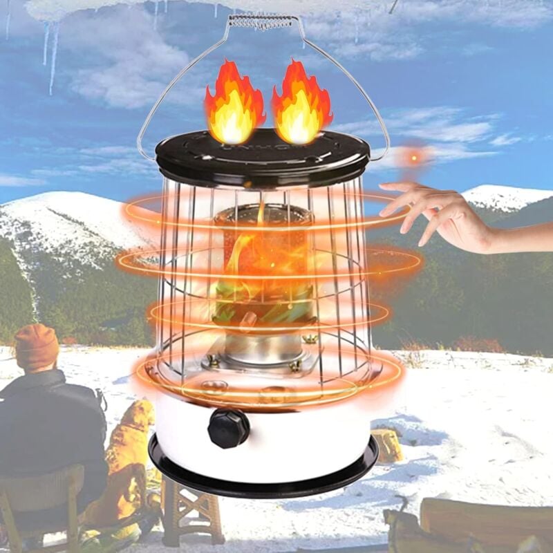 Tragbarer Petroleumofen, geruchloser Petroleumofen, Petroleumofen für Zelte, Petroleumofen, hoher Heizwert, niedriger Energieverbrauch, Ofenheizung