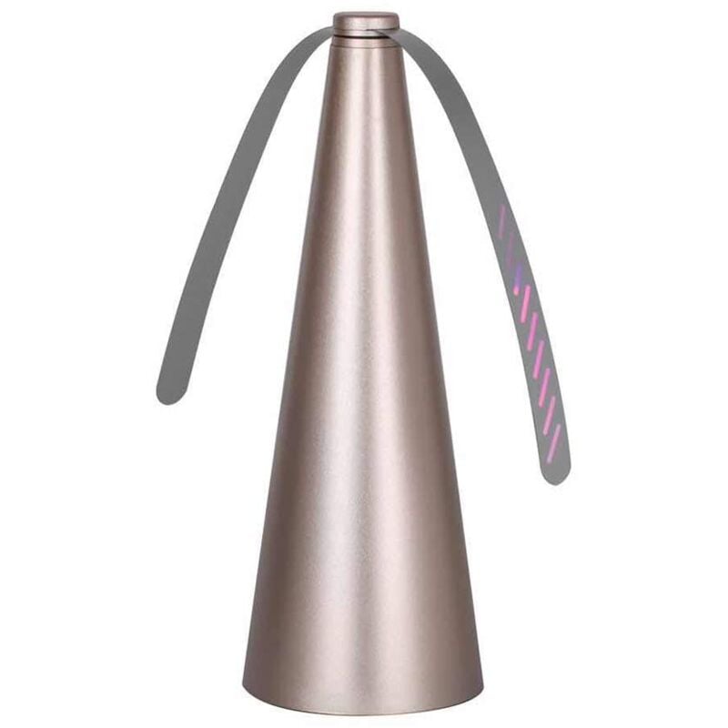 Alovez - Tragbarer Ventilator zur Fliegenabwehr, Mückenabwehr-Ventilator, hält Insekten fern, Mahlzeit für Camping im Freien (Golden)