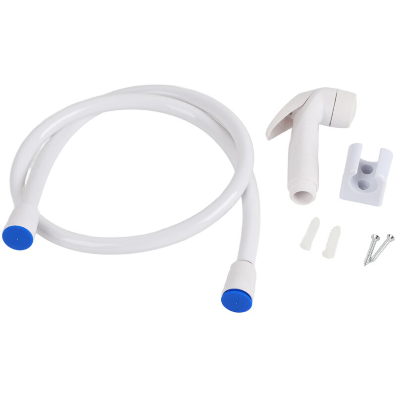 Tragbarer, wandmontierter Bidet-Sprühkopf aus Kunststoff zur einfachen Reinigung von Toiletten, Badezimmern, Windeln und Duschen