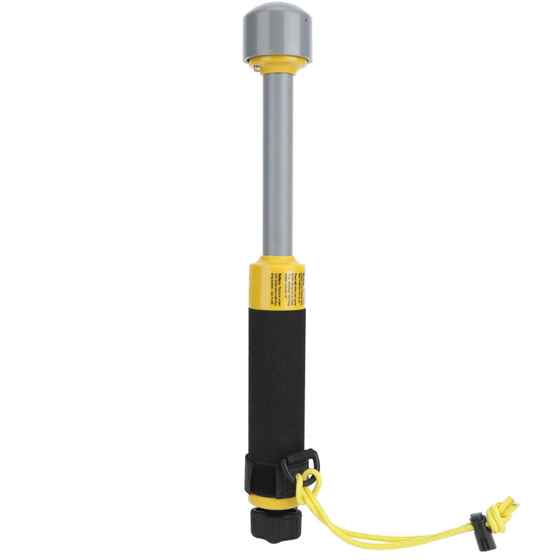 Tragbarer, wasserdichter Impulsinduktions-Metalldetektor (bis 30 m Unterwassertiefe) mit Vibrations- und LED-Alarm – ABS – 38 cm