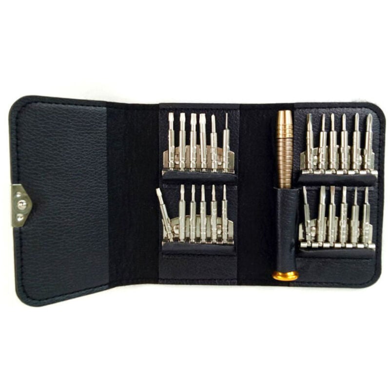 Tragbares 25-in-1-Schraubendreher-Reparatur-Werkzeugset, Schraubendreher für Computer, MacBook Pro, Tablets, pc, Laptops, Handys, Uhren, Brillen, iPad