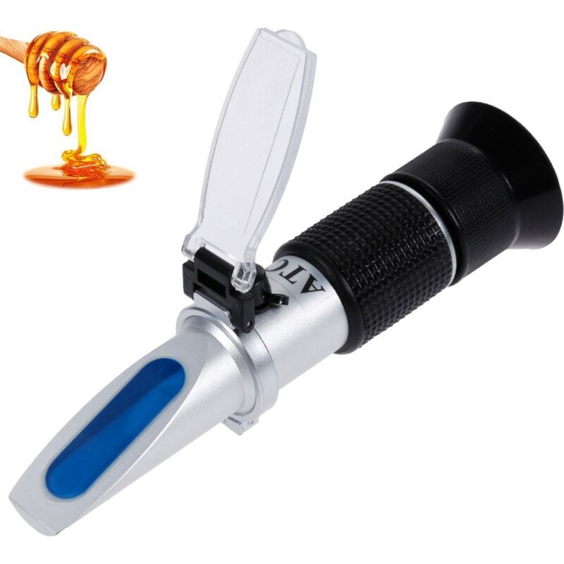 Fitags - Tragbares Brix-Refraktometer, Wein-Refraktometer, manuelles Refraktometer zur Messung des Zuckergehalts für Wein, Bier, Obst, Weinherstellung