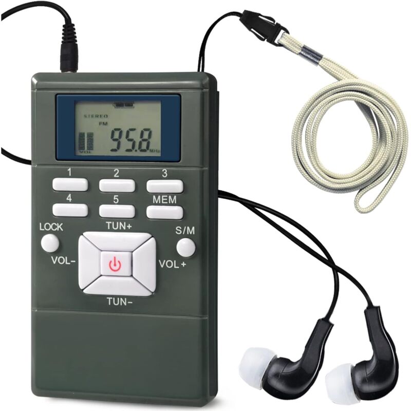 Tragbares Mini-Walkman-Radio im Taschenformat – Genießen Sie Ihre Lieblingsmusik, wo immer Sie sind