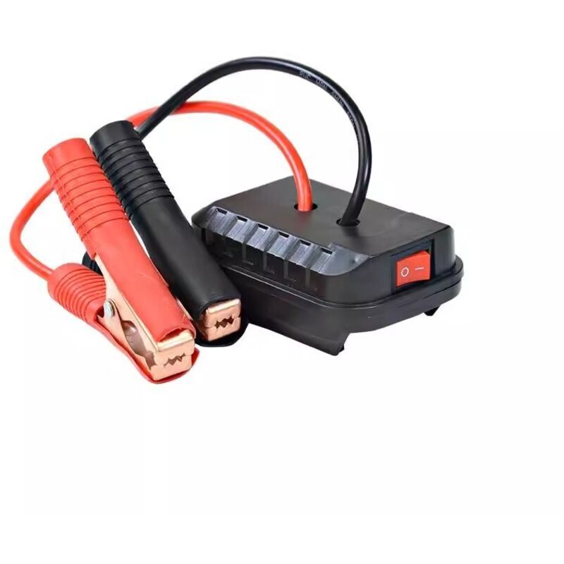 Tragbares Starthilfegerät, 18–21 V Konverteradapter, Autobatterie-Booster, kompakter Wechselrichter mit Aufladen mehrerer Geräte,