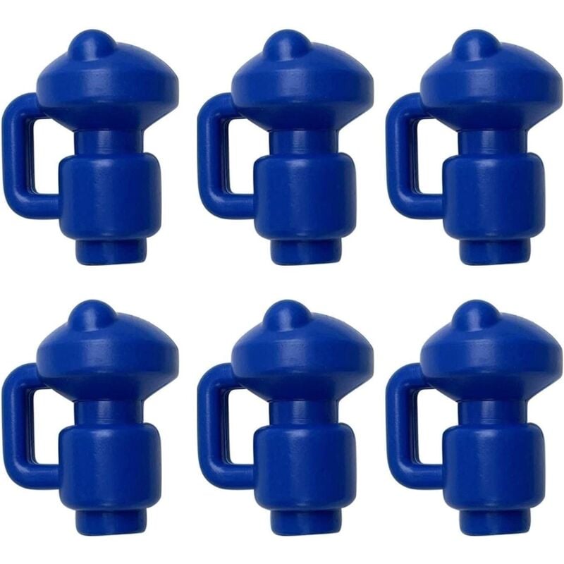 Ersandy - Trampolin-Zaun-Durchmesserteile, Trampolin-Sicherheitsnetzhalterungen, Trampolin-Zubehör, geeignet für Stangen mit 2,5–2,8 cm Durchmesser