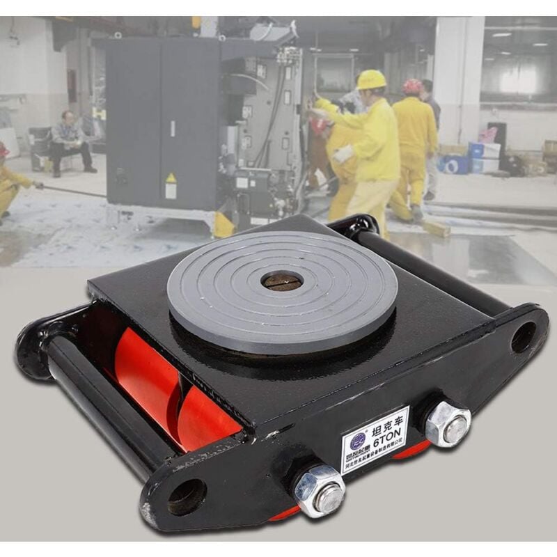 Transportfahrwerk 6 Ton Transportrollen Industrieroller Panzerrollen Roller 360°Schwerlastrollen Maschinen