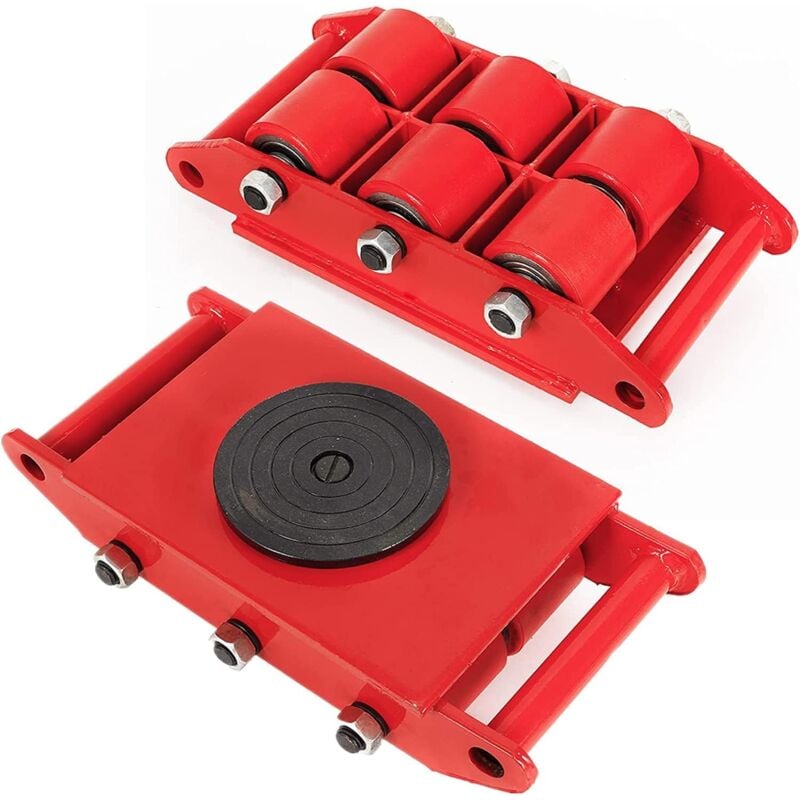 Transportgestell 8T, Transportrad, gepanzerte Rollen, Industriescooter, Möbeltransportrolle, gepanzerte Rollen, Transportgestell für Maschinen,