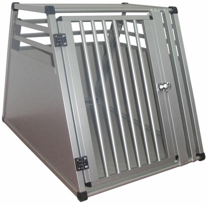 Trendline - Hundetransportbox Hundebox Autotransportbox Reisebox Alu Transportbox 82x65x66cm
