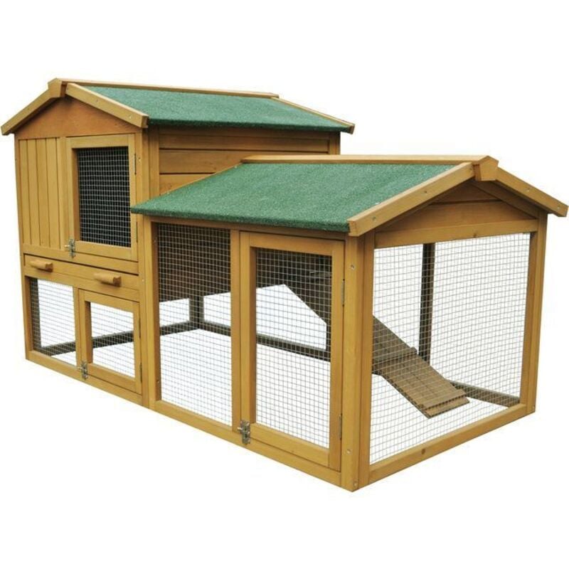 Trendline - Kleintierstall Maximo Kaninchenstall Kaninchenkäfig Kleintiergehege