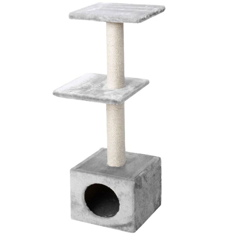 Trendline - Kratzbaum Felino Sisal Katzenkratzbaum 2 Liegeflächen Höhle 110 cm