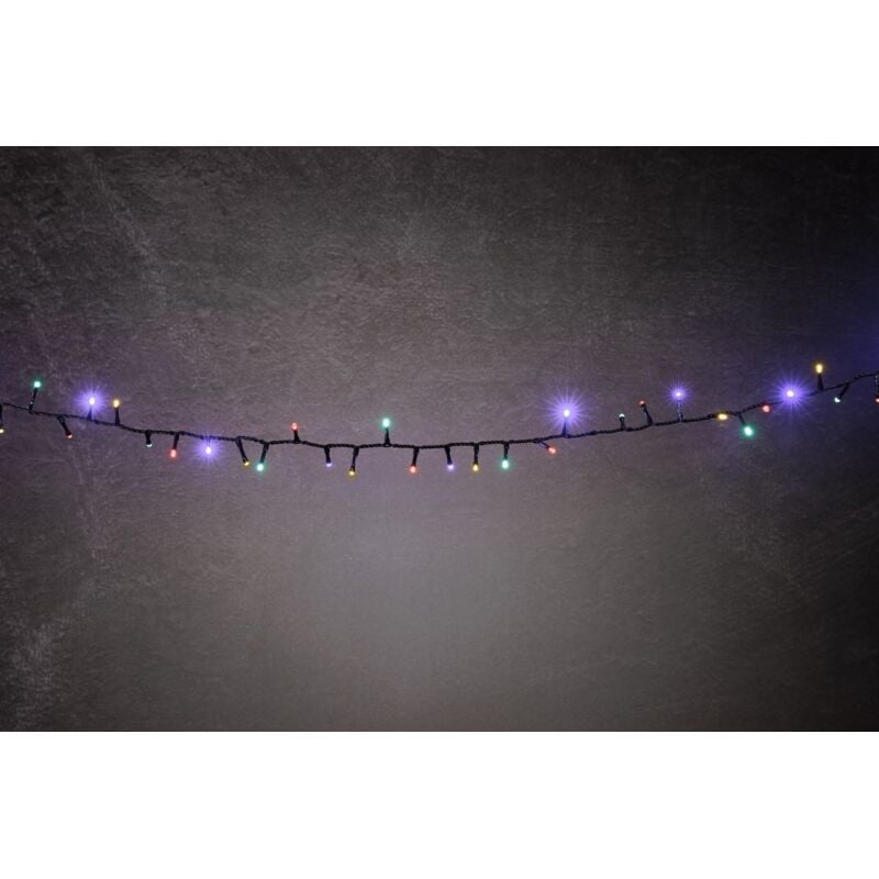 LED-Lichterkette Premium Plus Außen 29 m bunt (rgb) mit Fernbedienung, Timer, Dimmer, 8 Li led Lichterkette - Trendline