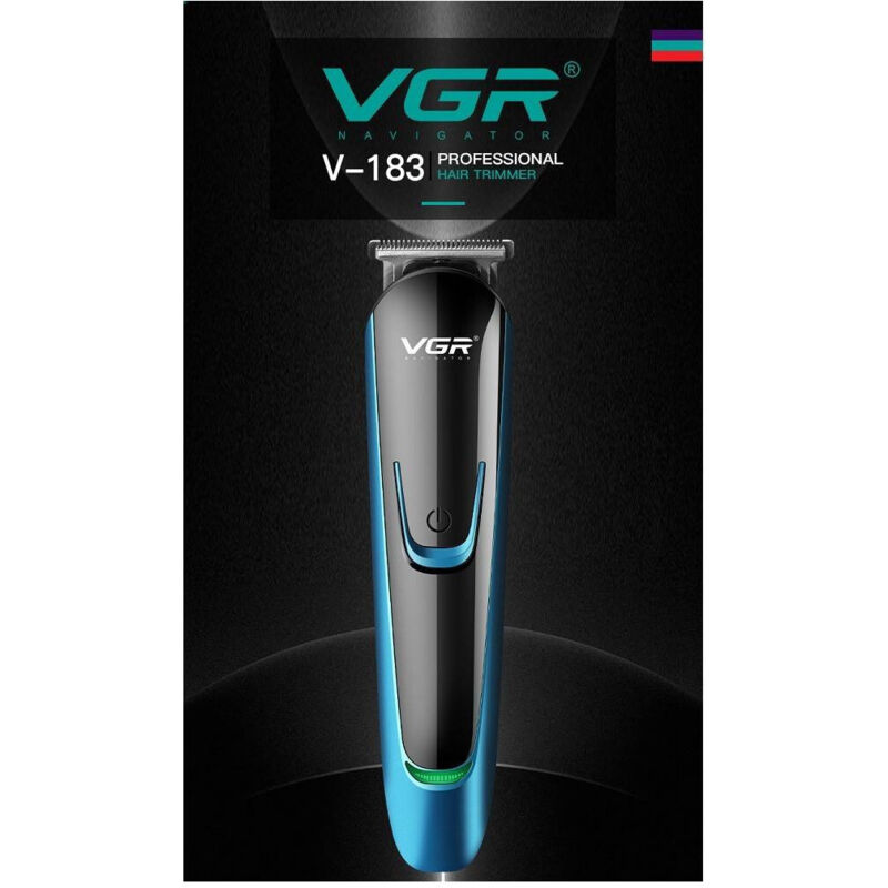 Trade Shop Traesio - Trade Shop - Elektrischer wiederaufladbarer leiser Trimmer Haarschneider Kamm V-183 -