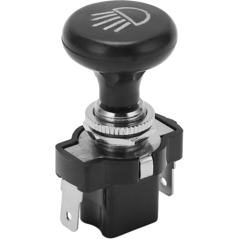 Trolley Accessories Push Pull Headlight Switch Type 4034 12V 15A Universal Replacement for EZGO Push Pull Headlight Switch Car Push Headlight Switch.