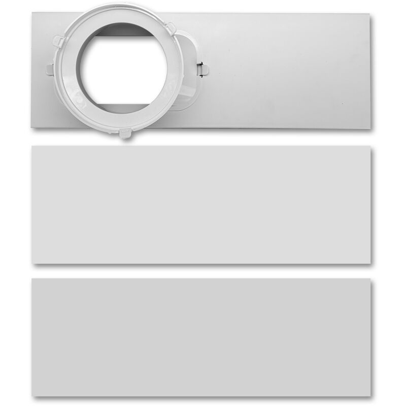 TROTEC PAC Rollladen-Fensterblende Zubehör Klimageräte Fensterabdichtung PVC-Klemmschiene für mobile Klimaanlage Adapter