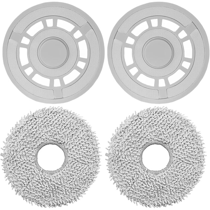 Tücher mit Halter Zubehör für Xiaomi X20+, für Dreame L10s Pro Gen 2, L10 Ultra, L10S Pro, L10S Ultra, L10 Prime, X20 Pro Roboterstaubsauger,