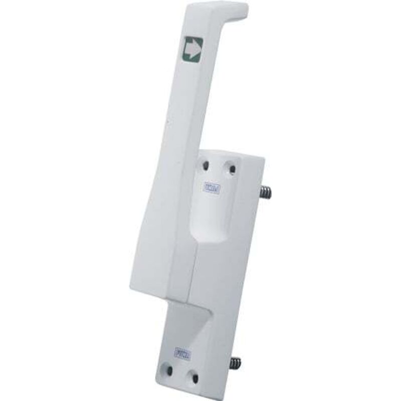 Fuhr - Türtreibr.970 din re.weiß lm 23mm Rundstange 10mm - TP970RW