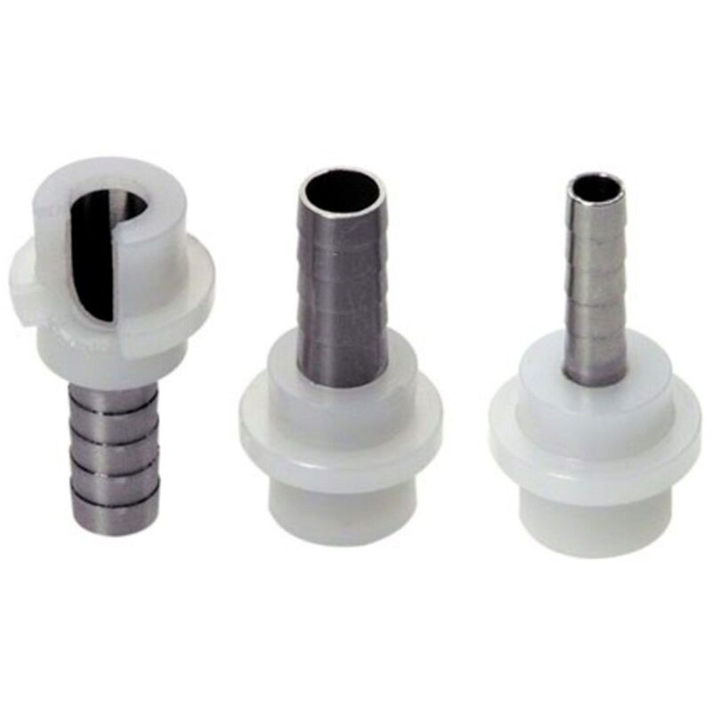 Schlauchtülle, Tülle Gerade für Bier oder CO2 Schlauch mit Angespritzter Dichtung, 7mm