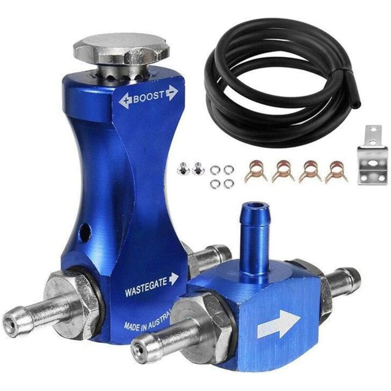 Turbo-Boost-Controller, automatische Fahrzeugdruckbeaufschlagung, manuell einstellbare Fahrzeugregelung, Turbo-Boost-Controller (blau)