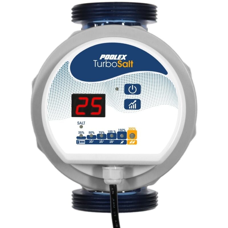 Poolex - Turbo Salt 100 Salzelektrolyse Anlage Pool bis 10m³ Desinfektion o. Chlor