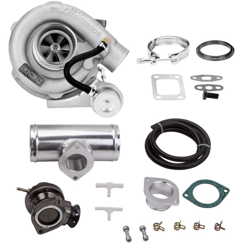 Turbolader T3 T04E for Audi VW +TURBO BLOW OFF VENTIL KIT+ 2,5 Zoll Flansch