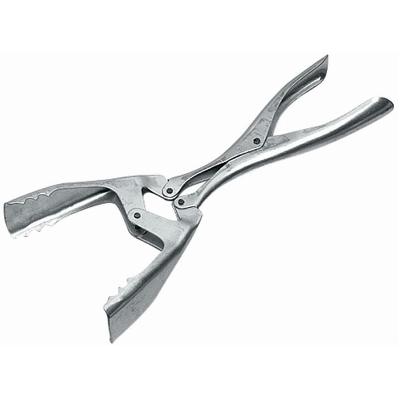 Brikettzange verzinkt mit Doppelgelenk