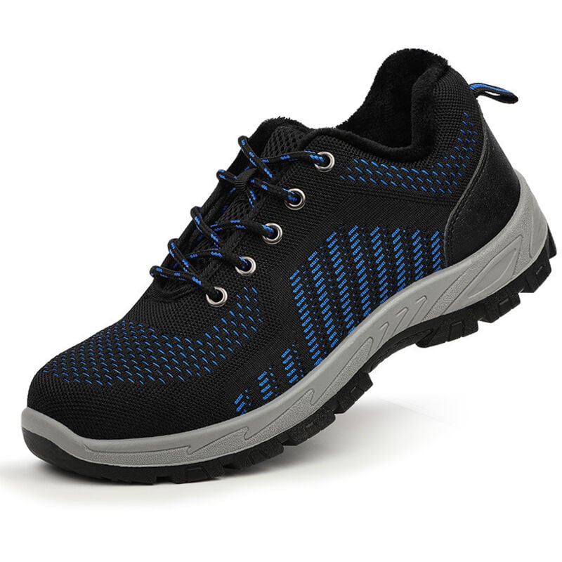 Ugreat - Turnschuhe mit Stahlkappe für Herren,leichte rutschfeste Sicherheitsschuhe,atmungsaktive, dämpfende Arbeitsschuhe,rutschfeste,