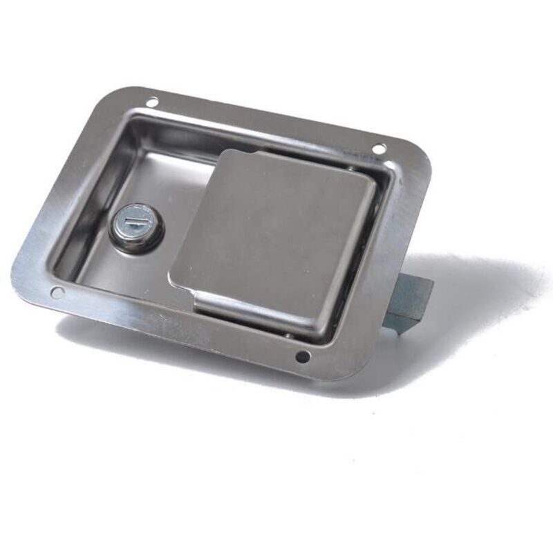 Türschloss aus Edelstahl für Werkzeugkästen in Wohnwagen, Wohnmobilen oder Streifenwagen. Geeignet für Wohnwagen, Wohnmobile und Streifenwagen.