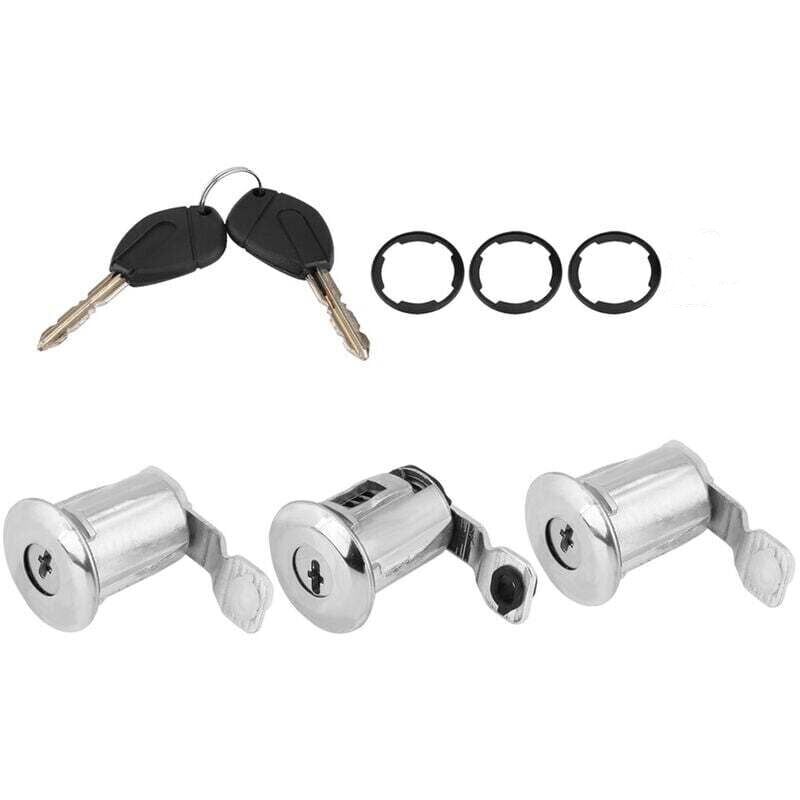 Türschlösser citroen c1,Barrel Car Lock Zylindersatz Car Auto Barrel Lock 252522 Autotürschloss Zylindersatz mit Schlüsseln für Partner Citroen
