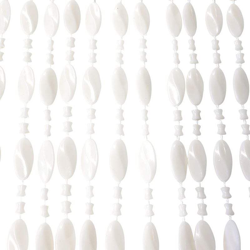 Türvorhang 'Noah' - Fliegenvorhang aus weißen Perlen - 90x220 cm