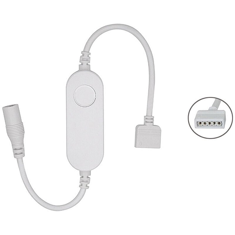 Tuya-Controller, LED-WLAN, intelligente drahtlose Controller-Schnittstelle mit RGBW-Bandlicht-Sprachbefehl, kompatibel mit intelligenter Anwendung