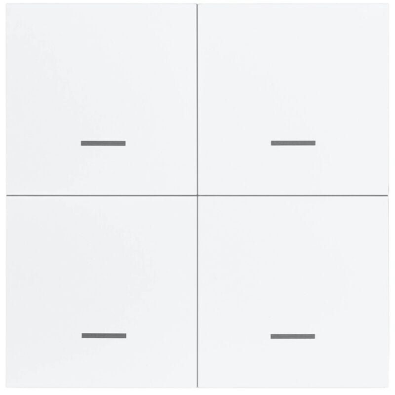 Tuya ZigBee Smart Scene Switch 4 Gang Smart Switch 12 Scene Switch Push Button Controller Unterstützt Home Assistant Langlebig Einfach zu Bedienen