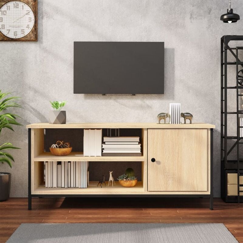 Vidaxl - TV-Schrank Sonoma-Eiche 100x40x45 cm Holzwerkstoff