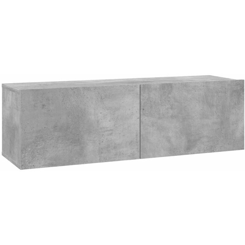 Vidaxl - TV-Schrank Betongrau 100x30x30 cm Holzwerkstoff