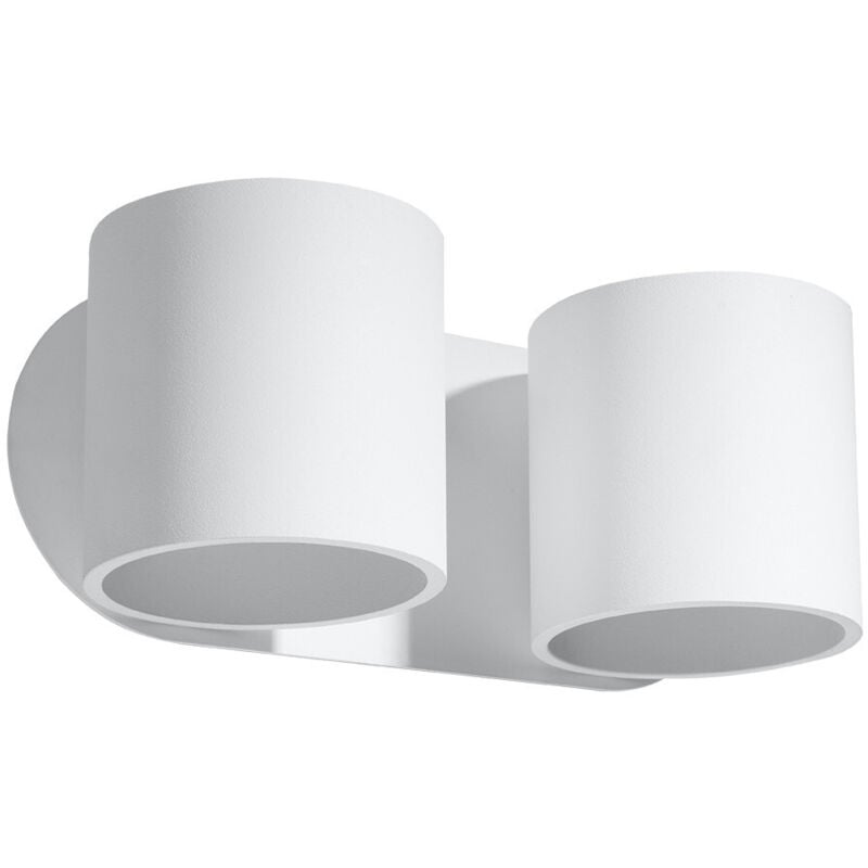 Twin Round Up & Down Wall Lamp White G9 Twin Round Up & Down Wandleuchte Weiß G9