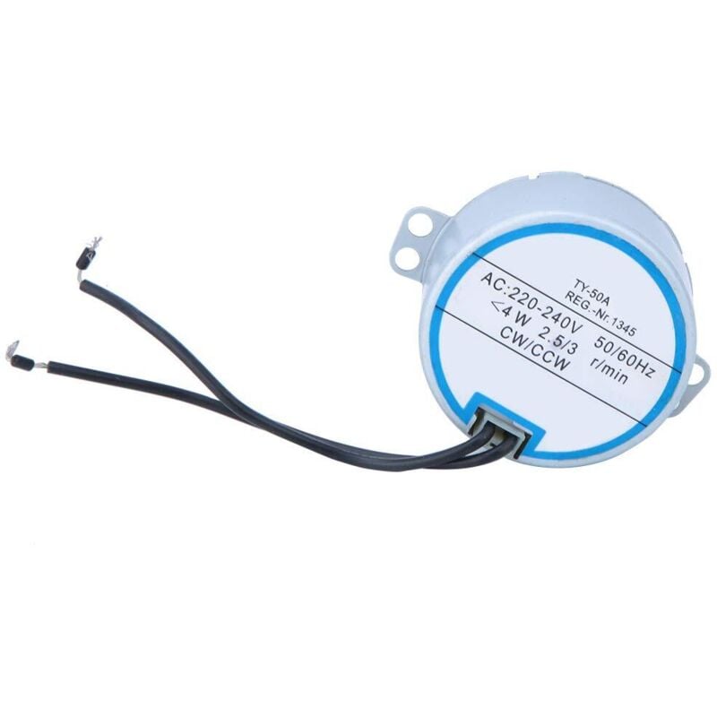 Zoternen - TY-50A Motor, Hochwertiger Synchronmotor mit Fernbedienung 220-240 v CW/CCW-Motor für Lüfter mit beweglichem Kopf