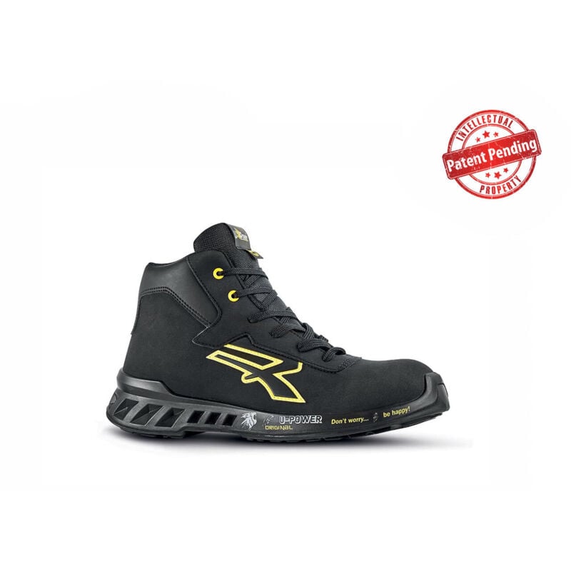 Hochsichere Sicherheitsschuhe NELSON S3 CI SRC ESD - Schwarz/Gelb Größe 35